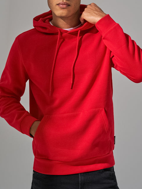 Sinsay Men's Red Kangaroo Pocket Regular Fit Hoodie |Sinsay In Lebanon