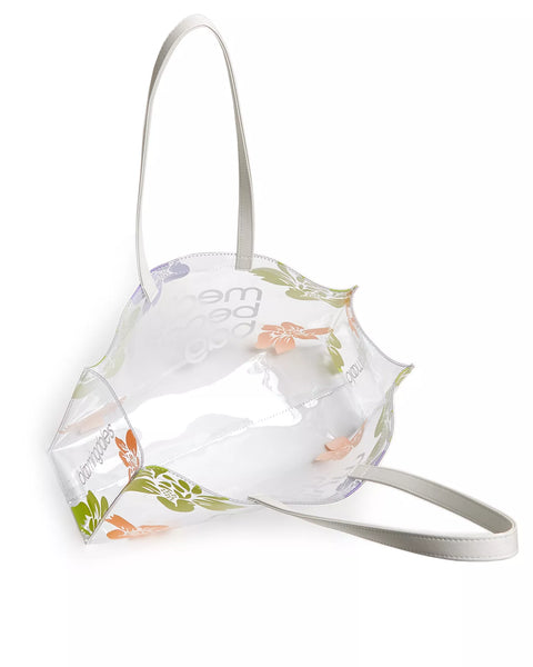 Bloomingdale's Women's Clear Floral Printed Plastic Beach Bag | Bloomingdale's In Lebanon