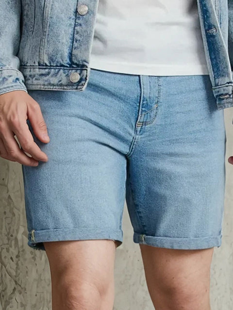 Sinsay Men's Blue Denim Texas chino Shorts | Sinsay in Lebanon