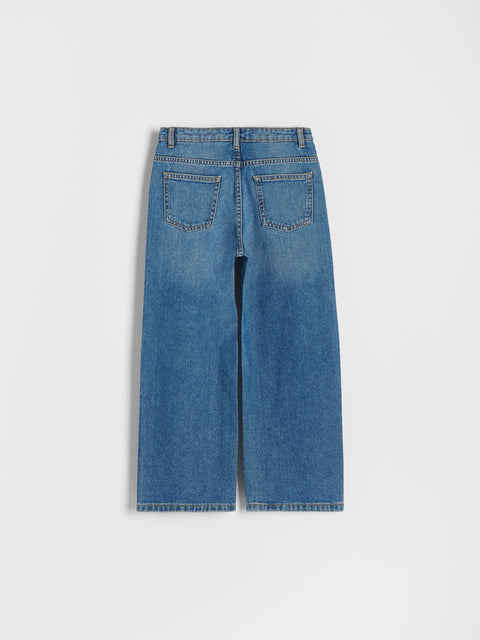 Reserved Girl's Blue High-waisted Wide-leg Jeans | Reserved In Lebanon