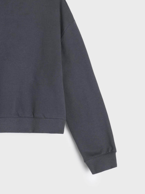 Sinsay Girl's Dark Grey Basic Sweatshirt | Sinsay in Lebanon