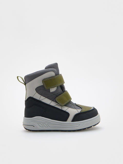 Reserved Boy's Grey High-Top Ankle Boots | Reserved In Lebanon