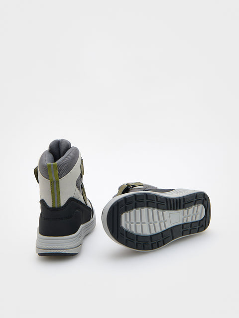 Reserved Boy's Grey High-Top Ankle Boots | Reserved In Lebanon
