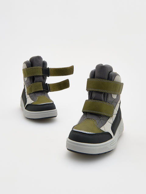 Reserved Boy's Grey High-Top Ankle Boots | Reserved In Lebanon