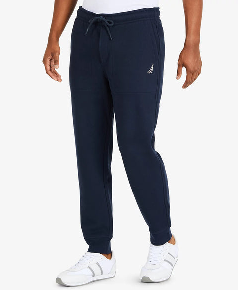 Nautica Men's Navy Classic-Fit Super Soft Knit Fleece Jogger Pants | Nautica In Lebanon