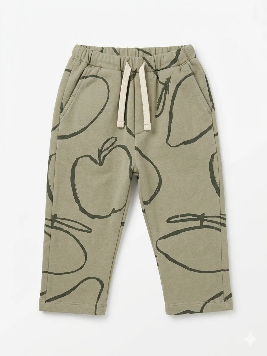 Zara Baby Girl's Grey Printed Pant | Zara In Lebanon