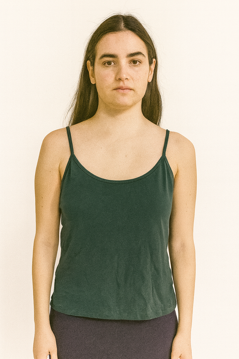 Forever 21 Women's Dark Green Sleeveless Blouse |Forever 21 In Lebanon