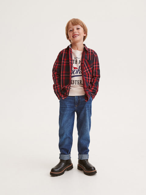 Reserved Boy's Dark Blue Carrot Jeans | Reserved In Lebanon
