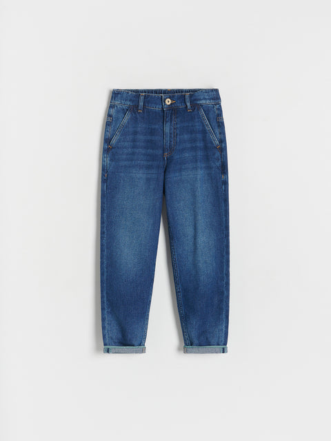 Reserved Boy's Dark Blue Carrot Jeans | Reserved In Lebanon