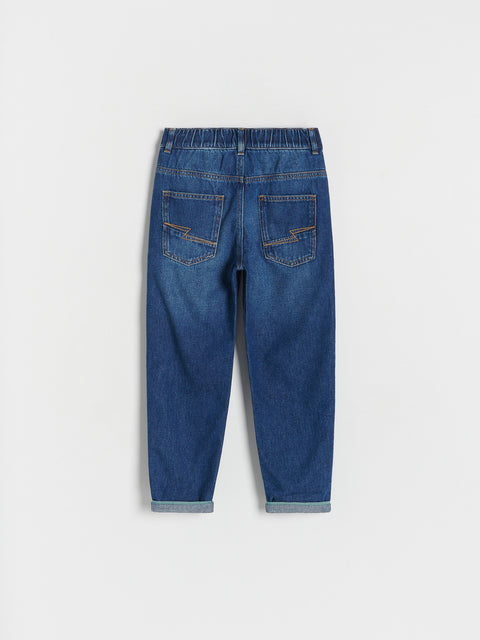 Reserved Boy's Dark Blue Carrot Jeans | Reserved In Lebanon