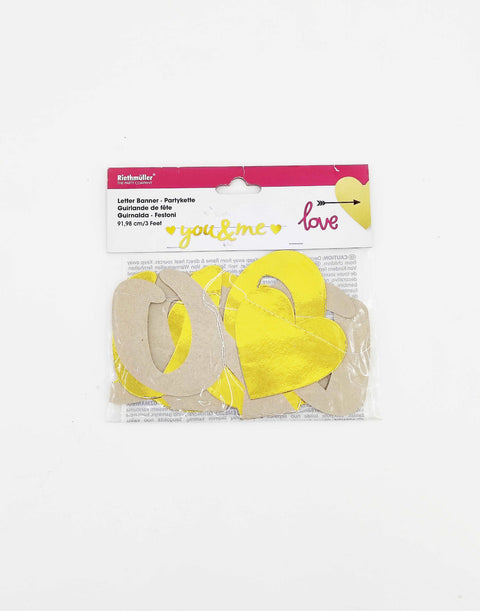 Amscan 90 cm  You & Me Letter Banner|Amscan In Lebanon