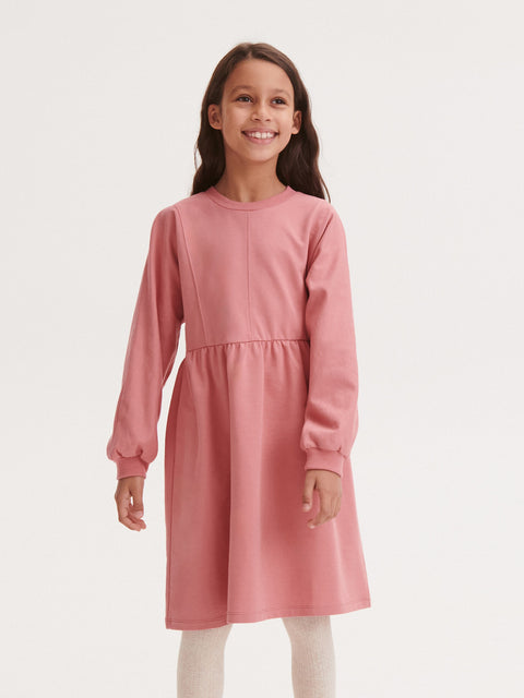 Reserved Girl's Powder Pink Cotton Dress | Reserved In Lebanon
