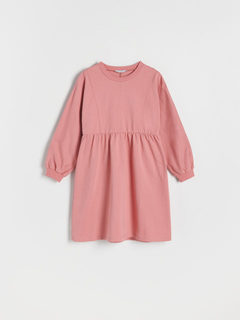 Reserved Girl's Powder Pink Cotton Dress | Reserved In Lebanon