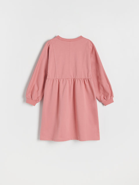 Reserved Girl's Powder Pink Cotton Dress | Reserved In Lebanon