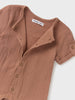 Sinsay Baby Boy's Brown Muslin Romper | Sinsay In Lebanon