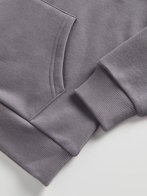 Reserved Girl's Dark Grey Hoodie With Kangaroo Pocket | Reserved In Lebanon