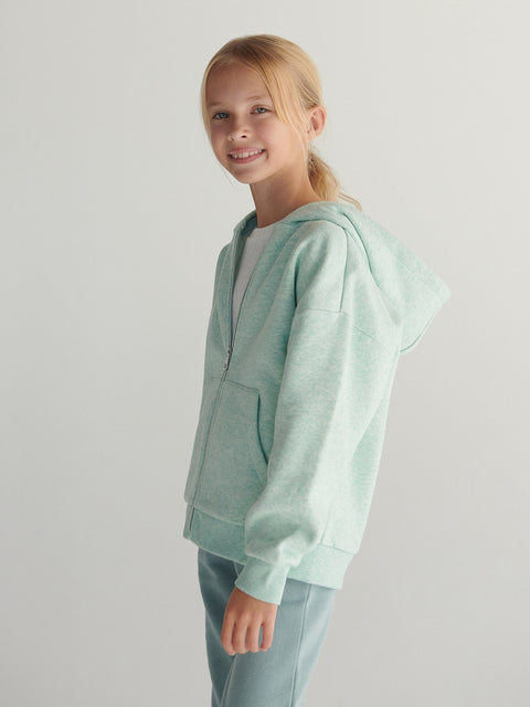 Reserved Girl's Light Green Hooded Jacket | Reserved In Lebanon