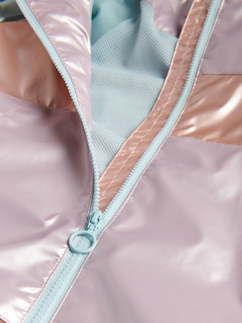 Reserved Baby Girl's Multicolor Nylon Hooded Jacket |Reserved In Lebanon