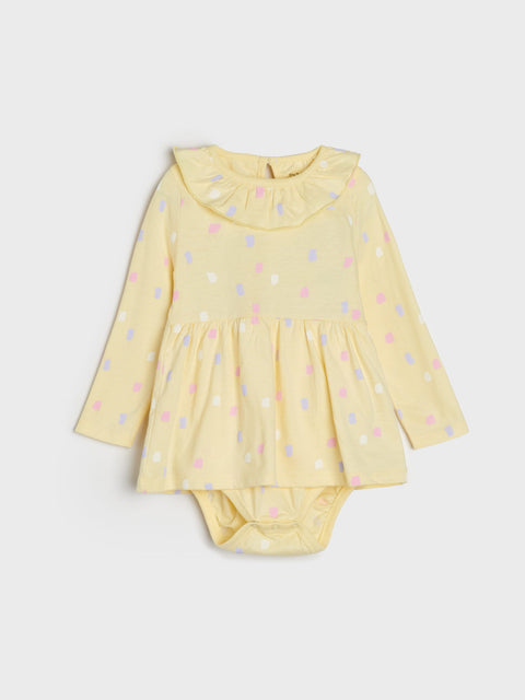 Sinsay Baby Girl's Yellow Bodysuit With Print | Sinsay In Lebanon