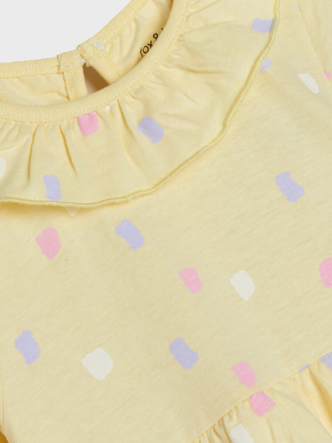 Sinsay Baby Girl's Yellow Bodysuit With Print | Sinsay In Lebanon