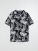 Sinsay Men's Black & White Classic Fit Shirt | Sinsay In Lebanon