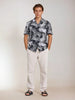 Sinsay Men's Black & White Classic Fit Shirt | Sinsay In Lebanon