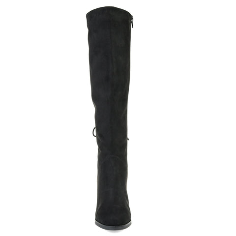 Journee Women's Black Leeda Tru Comfort Foam Block Heel Boots |Journee in Lebanon
