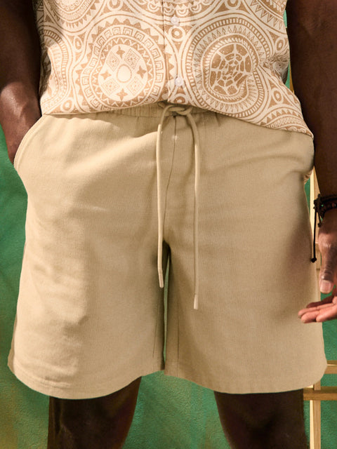 Sinsay Men's Beige Loose-Ft Shorts | Sinsay In Lebanon
