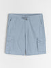 Sinsay Men's Light Blue Cargo Pockets Shorts | Sinsay In Lebanon