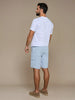 Sinsay Men's Light Blue Cargo Pockets Shorts | Sinsay In Lebanon