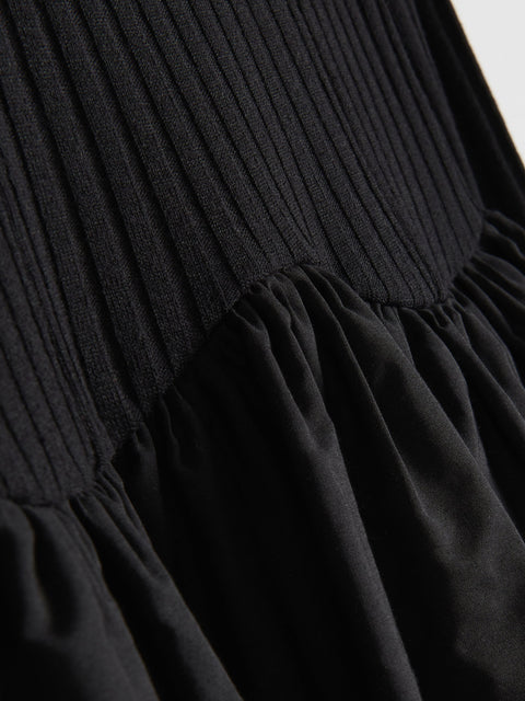 Reserved Women's Black Blouse With Peplum Hem | Reserved In Lebanon