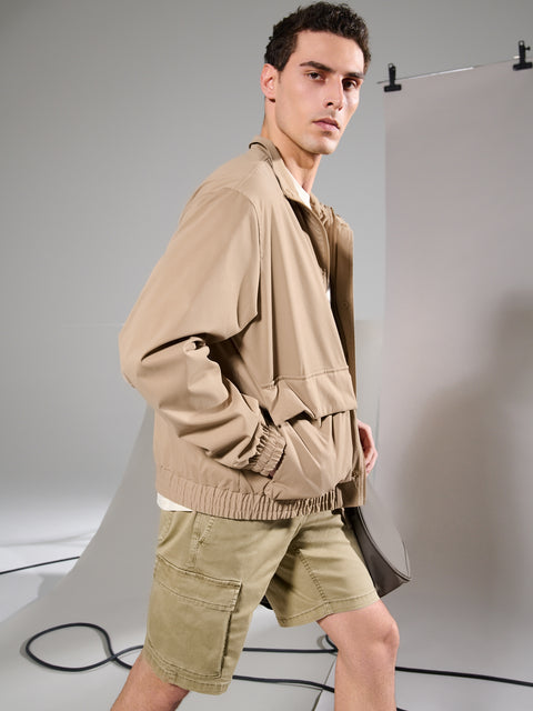 Sinsay Men's Olive Green Cargo  Shorts  | Sinsay in Lebanon