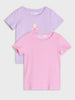 Sinsay Baby Girl's Purple & Pink Printed Pack Of 2 T-Shirts | Sinsay In Lebanon