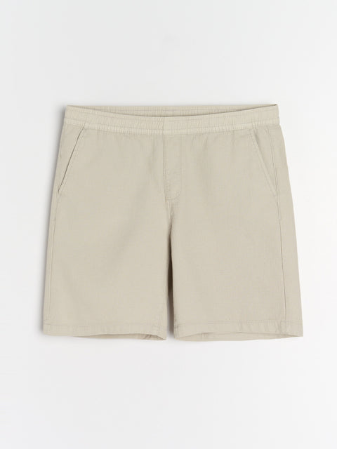 Sinsay Men's Cream Loose-Fit Jogger Short | Sinsay In Lebanon