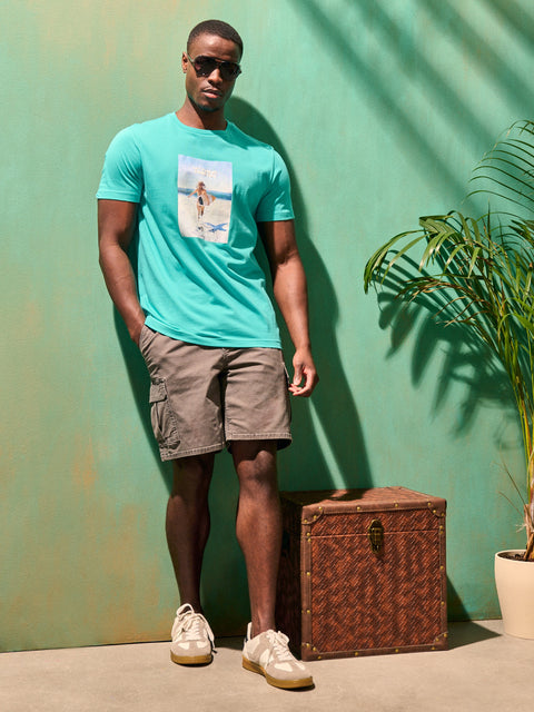 Sinsay Men's Grey Cargo-Fit Shorts | Sinsay In Lebanon