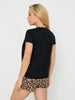 Sinsay Women's Black & Animal Print Two-Piece Short Set | Sinsay In Lebanon