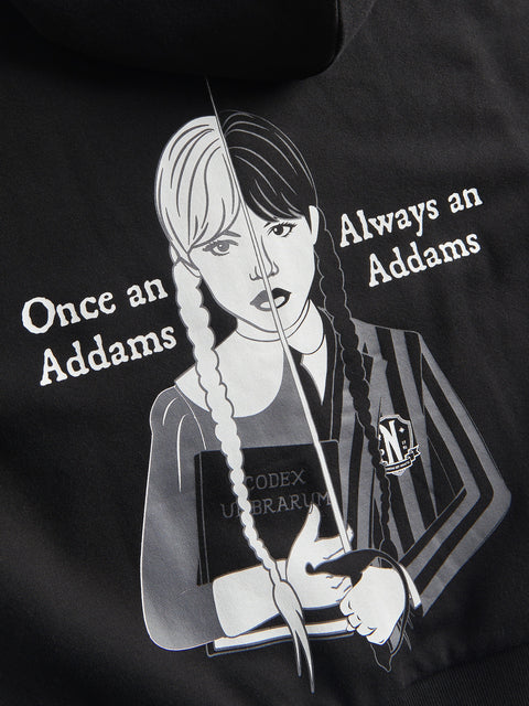 Reserved Girl's Black Wednesday Printed Jacket | Reserved In Lebanon