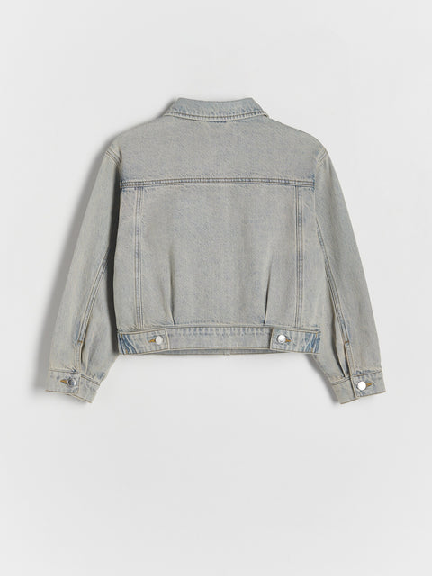 Reserved Girl's Light Blue Faded Denim Jacket | Reserved In Lebanon