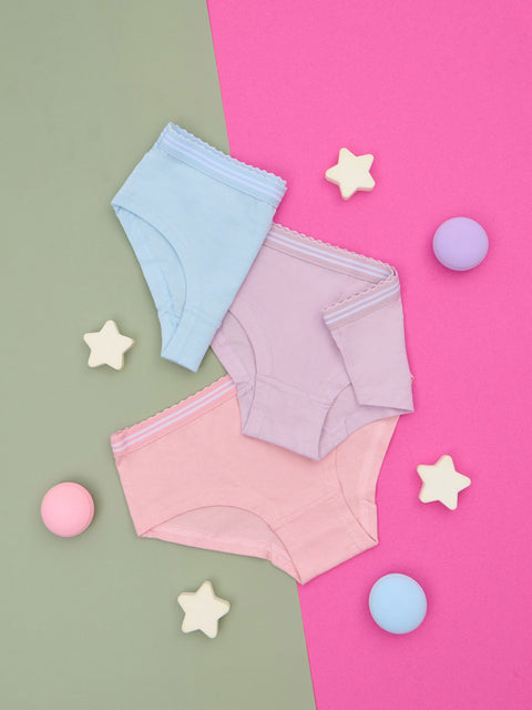Sinsay Girl's Pink/Purple/Blue 3pc Brief | Sinsay in Lebanon