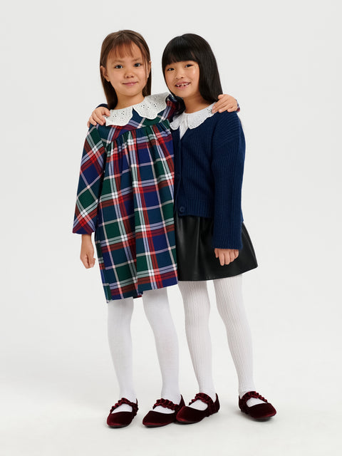 Sinsay Girl's Multicolor Checkered Dress | Sinsay In Lebanon