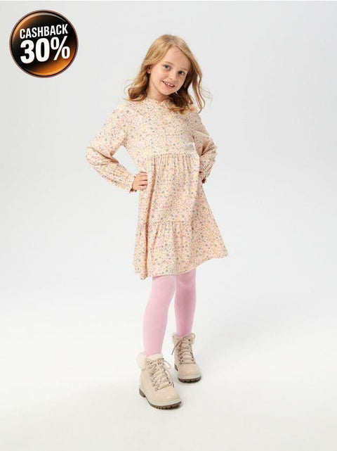 Sinsay Girl's Multicolor Long-Sleeve Dress |Sinsay In Lebanon
