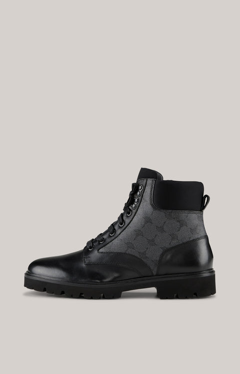 Joop Men's Black & Grey Mazzolino Misto Hektor Boots | Joop In Lebanon