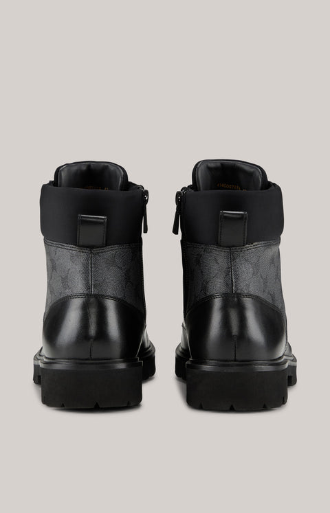 Joop Men's Black & Grey Mazzolino Misto Hektor Boots | Joop In Lebanon