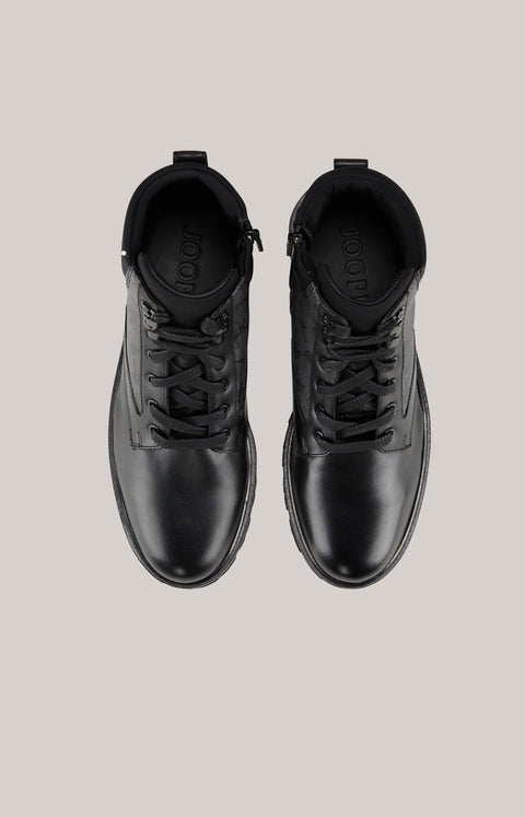 Joop Men's Black & Grey Mazzolino Misto Hektor Boots | Joop In Lebanon