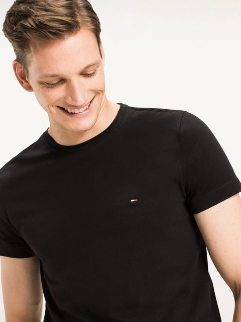 Tommy Hilfiger Men's Black T-Shirt ABF3907