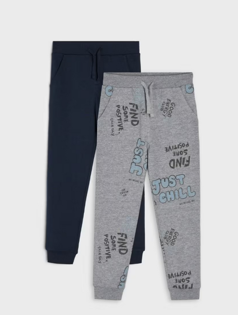 Sinsay Boy's Gray & Navy Pack Of 2 Sweatpants | Sinsay In Lebanon