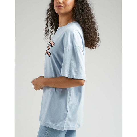 Lee Women's Light Blue Relaxed T-Shirt | Lee In Lebanon