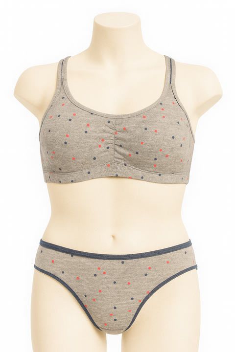 Demar Women's Grey Underwear Set | Demar In Lebanon