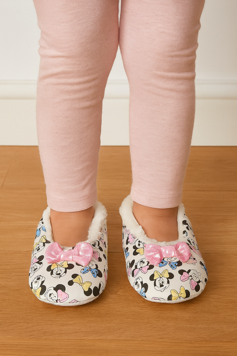 H&M Minnie Mouse Girl`s White Panduf | H&M In Lebanon