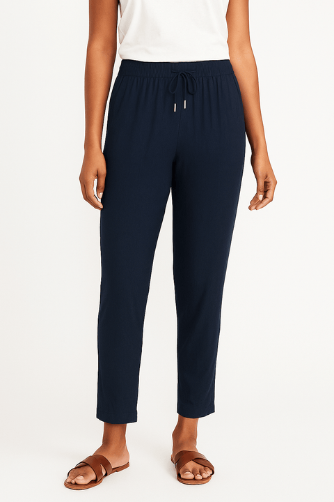 Jones New York Women's Navy Elastic Waistband Pants | Jones New York In Lebanon